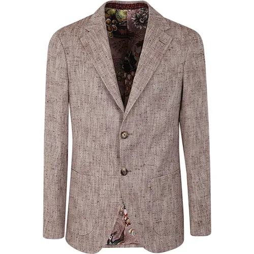 Etro - Jackets > Blazers - Beige - ETRO - Modalova