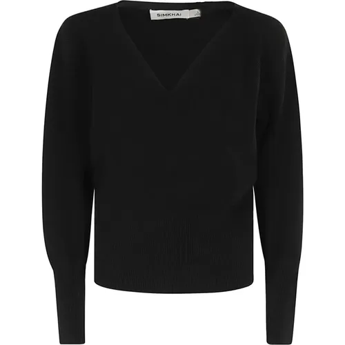 Knitwear > V-neck Knitwear - - Simkhai - Modalova