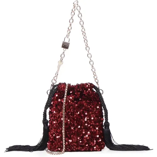 V73 - Bags > Bucket Bags - Red - V73 - Modalova