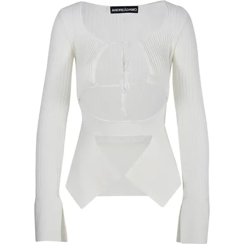 Tops > Long Sleeve Tops - - Andrea Adamo - Modalova