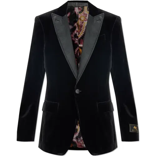 Etro - Jackets > Blazers - Black - ETRO - Modalova