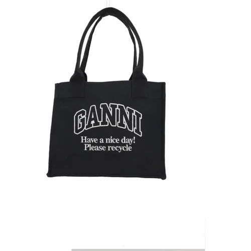 Ganni - Bags > Tote Bags - Black - Ganni - Modalova