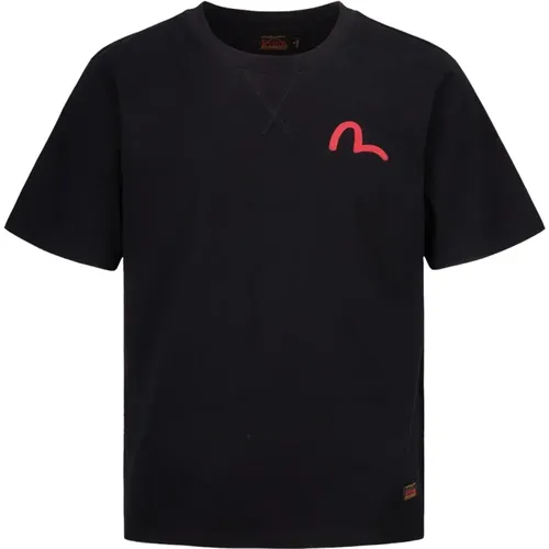 Evisu - Tops > T-Shirts - Black - Evisu - Modalova