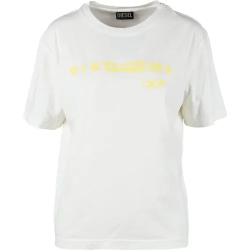 Diesel - Tops > T-Shirts - White - Diesel - Modalova