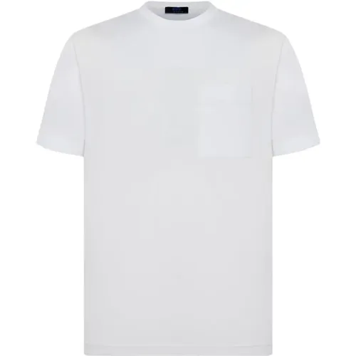 Kiton - Tops > T-Shirts - White - Kiton - Modalova