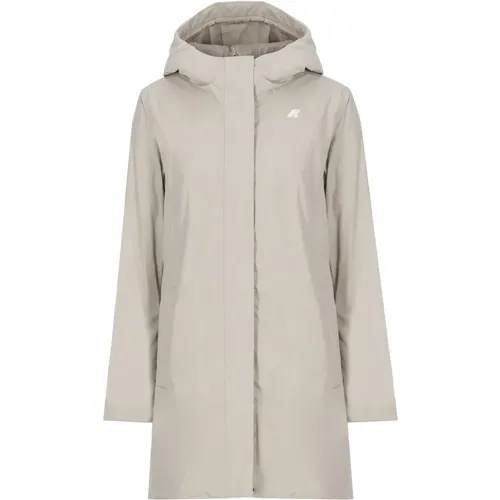 K-Way - Coats > Parkas - Beige - K-way - Modalova