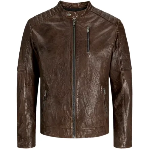 Jackets > Leather Jackets - - jack & jones - Modalova