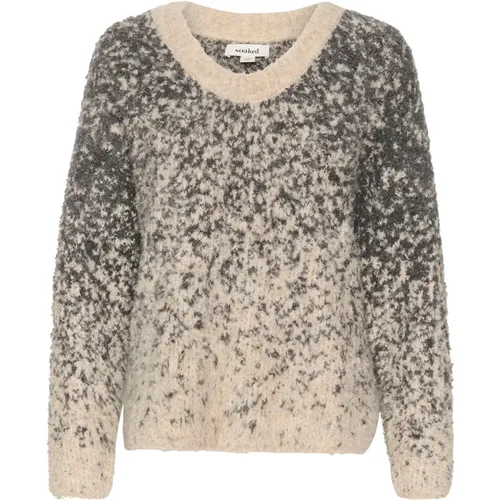 Knitwear > Round-neck Knitwear - - Soaked in Luxury - Modalova