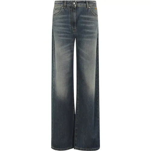 Msgm - Jeans > Wide Jeans - Blue - Msgm - Modalova