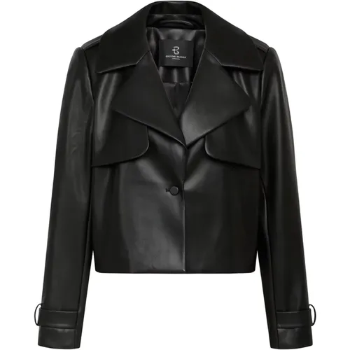 Jackets > Leather Jackets - - Bruuns Bazaar - Modalova