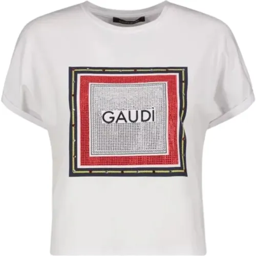 Gaudi - Tops > T-Shirts - White - Gaudi - Modalova