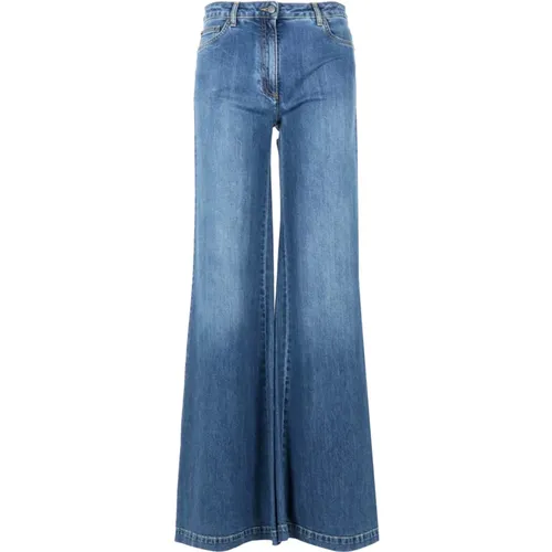 Jeans > Wide Jeans - - Moschino - Modalova