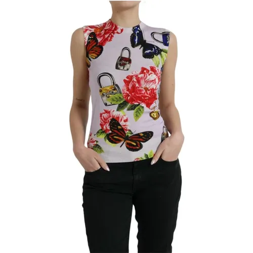 Tops > Sleeveless Tops - - Dolce & Gabbana - Modalova