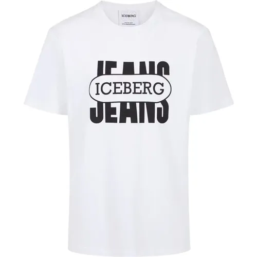 Iceberg - Tops > T-Shirts - White - Iceberg - Modalova