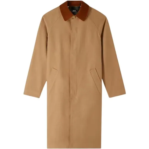 Coats > Single-Breasted Coats - - A.p.c. - Modalova