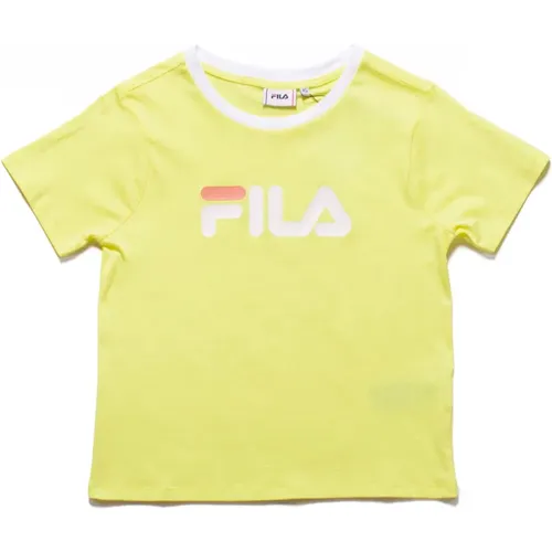 Fila - Tops > T-Shirts - Yellow - Fila - Modalova