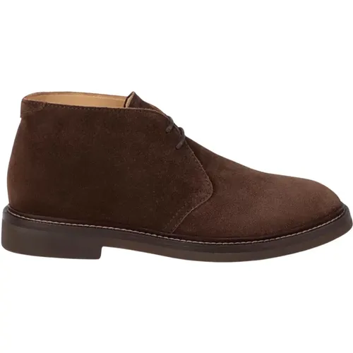 Shoes > Boots > Lace-up Boots - - BRUNELLO CUCINELLI - Modalova