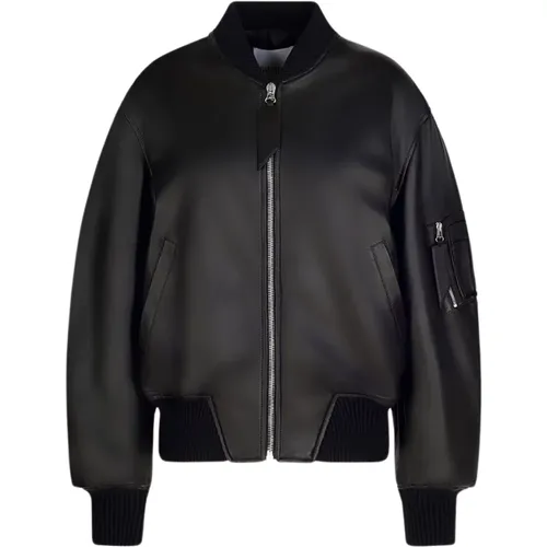 Jackets > Leather Jackets - - The Attico - Modalova