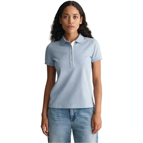 Gant - Tops > Polo Shirts - Blue - Gant - Modalova