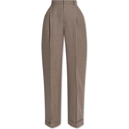 Trousers > Wide Trousers - - Moschino - Modalova