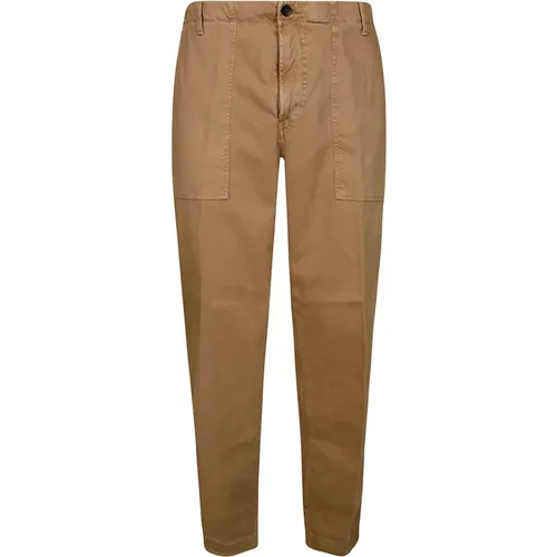 Trousers > Straight Trousers - - White Sand - Modalova