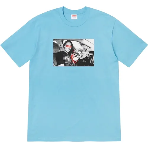 Supreme - Tops > T-Shirts - Blue - Supreme - Modalova