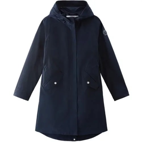 Woolrich - Coats > Parkas - Blue - Woolrich - Modalova