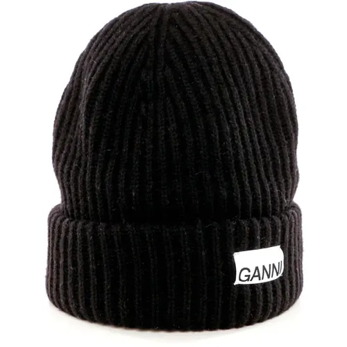 Accessories > Hats > Beanies - - Ganni - Modalova