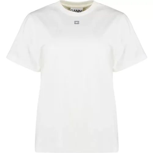 Ganni - Tops > T-Shirts - White - Ganni - Modalova