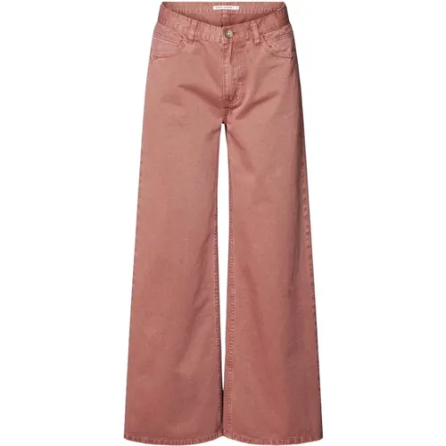 Trousers > Wide Trousers - - Rabens Saloner - Modalova