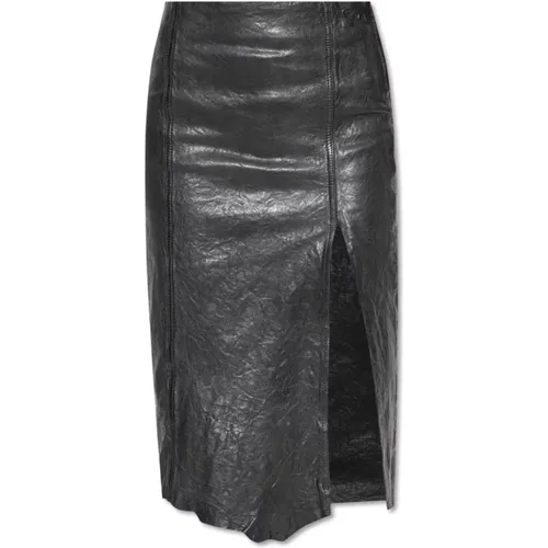 Skirts > Leather Skirts - - Diesel - Modalova