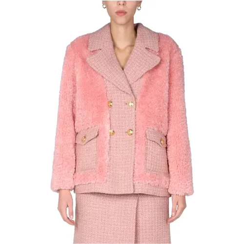 Coats > Double-Breasted Coats - - Boutique Moschino - Modalova
