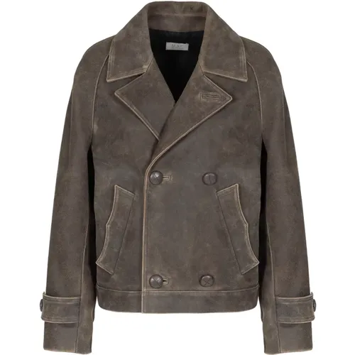 Jackets > Leather Jackets - - MVP wardrobe - Modalova