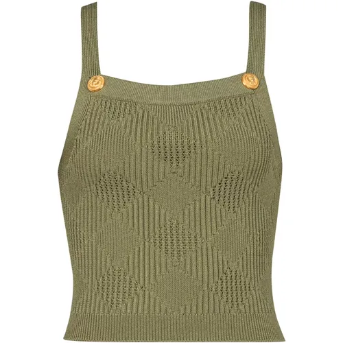 Tops > Sleeveless Tops - - Balmain - Modalova