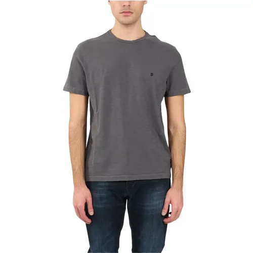 Dondup - Tops > T-Shirts - Gray - Dondup - Modalova