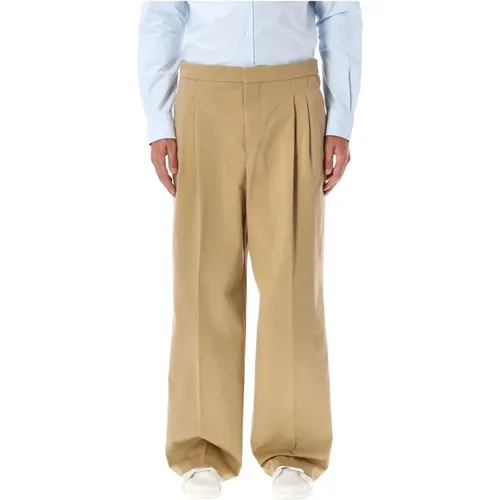 Trousers > Wide Trousers - - Ami Paris - Modalova