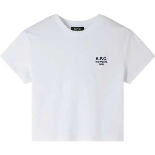 A.p.c. - Tops > T-Shirts - White - A.p.c. - Modalova