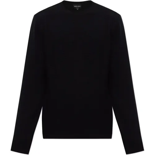 Knitwear > Round-neck Knitwear - - Giorgio Armani - Modalova