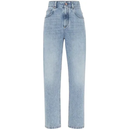 Jeans > Straight Jeans - - BRUNELLO CUCINELLI - Modalova