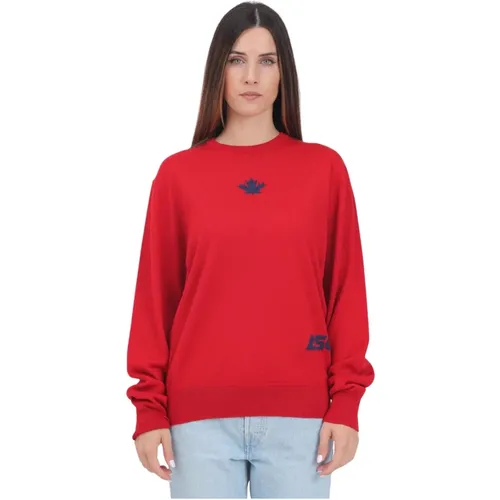 Knitwear > Round-neck Knitwear - - Dsquared2 - Modalova