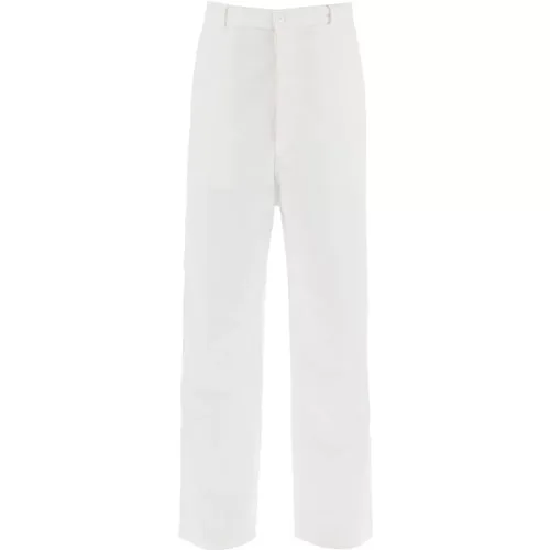 Trousers > Straight Trousers - - MM6 Maison Margiela - Modalova