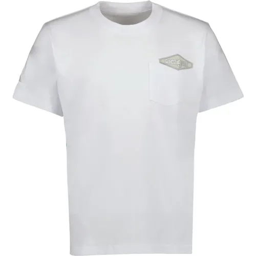 Sacai - Tops > T-Shirts - White - Sacai - Modalova