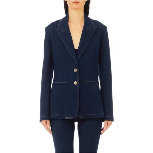 Liu Jo - Jackets > Blazers - Blue - Liu Jo - Modalova