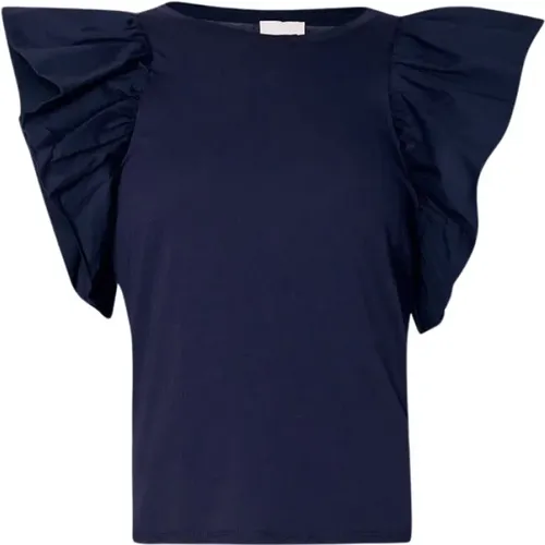 Liu Jo - Tops > T-Shirts - Blue - Liu Jo - Modalova