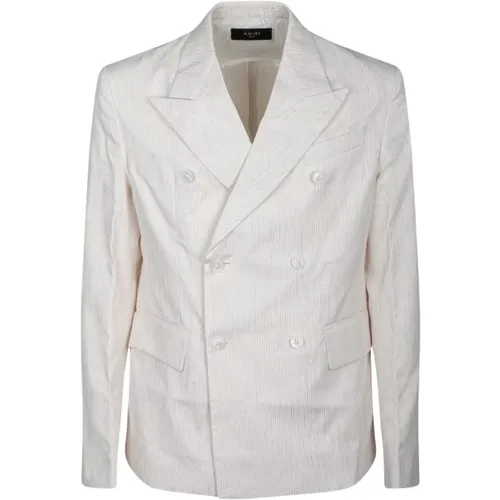 Amiri - Jackets > Blazers - White - Amiri - Modalova