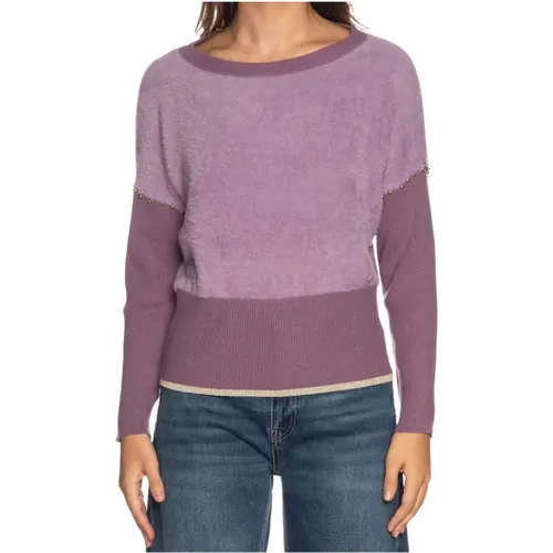 Knitwear > Round-neck Knitwear - - YES ZEE - Modalova