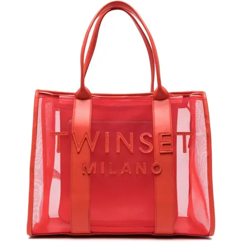 Twinset - Bags > Tote Bags - Red - Twinset - Modalova