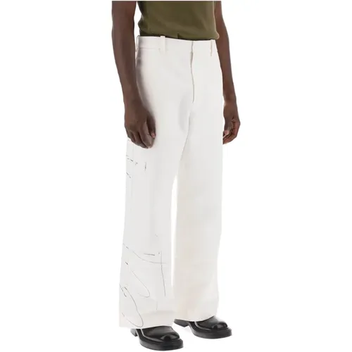 Trousers > Straight Trousers - - Oamc - Modalova