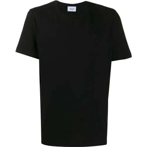 Dondup - Tops > T-Shirts - Black - Dondup - Modalova