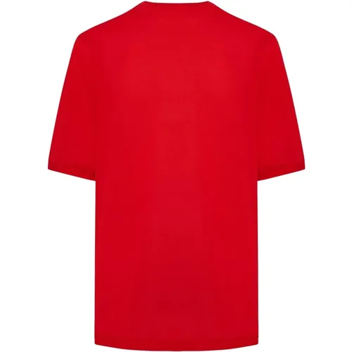 Kiton - Tops > T-Shirts - Red - Kiton - Modalova